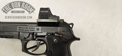 Beretta Type 92 9mm W/ Box, Mags, Holosun - Image 4 of 16