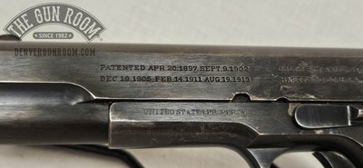 Colt 1911 .45 ACP - 1917 MFG W/ 2 Mags + Holster - Image 10 of 25
