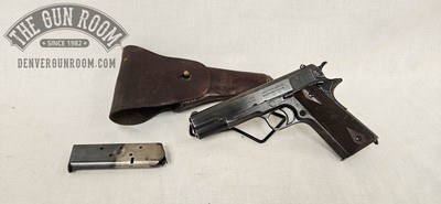 Colt 1911 .45 ACP - 1917 MFG W/ 2 Mags + Holster - Image 1 of 25