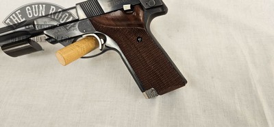 High Standard Military Supermatic .22LR W/ Box - Image 3 of 16