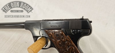 High Standard Model B .22LR W/ Holster - Image 5 of 17