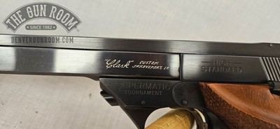 High Standard 107 Military Supermatic Tournament .22LR - Clark Custom - Image 6 of 19