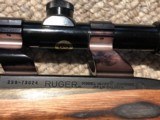 RUGER 10/22 WITH BULL BARREL AND CUSTOM STOCK - 2 of 8
