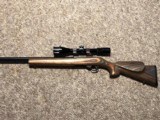 RUGER 10/22 WITH BULL BARREL AND CUSTOM STOCK - 1 of 8