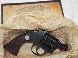 Colt Detective Special Pre War Mfg 1933 in Original Box 100% Square Butt 38 Special - 1 of 15