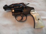 Colt Bankers Special 38 s&w Factory Pearl Grips in 100 % Mint Condition in Original BoxPRE WAR COLT - 1 of 15