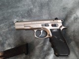 Rare CZ 75B in Satin / Electroless Nickel .40S&w - 9 of 20