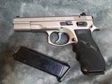 Rare CZ 75B in Satin / Electroless Nickel .40S&w - 2 of 20