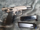 Rare CZ 75B in Satin / Electroless Nickel .40S&w - 13 of 20