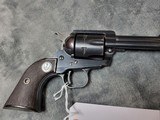 Ruger Flat Top Blackhawk .357 4 5/8" bbl , in good shap, missing rear sight. - 2 of 20