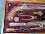 Replica Dueling Pistols .44 Cal In Very Good Condition,
with Display Case - 3 of 20