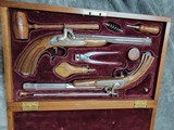 Replica Dueling Pistols .44 Cal In Very Good Condition,
with Display Case - 16 of 20