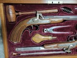 Replica Dueling Pistols .44 Cal In Very Good Condition,
with Display Case - 2 of 20