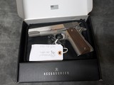 LIKE NEW IN BOX SPRINGFIELD STAINLESS 1911 MIL-SPEC, IN .45 ACP, 5
