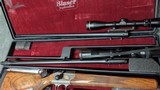 BLASER R93 SUPER DELUXE TWO BARREL SET, CHAMBERED IN .416 REM MAG AND .300 WBY MAG, IN VERY GOOD CONDITION - 3 of 20