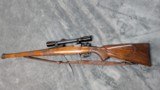 W. E. ROBERTS CUSTOM MANNLICHER STOCKED 98 MAUSER IN .270 WIN WITH ENGRAVED BOTTOM METAL BY SONNY SPROW, IN EXCELLENT CONDITION - 6 of 20