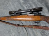 W. E. ROBERTS CUSTOM MANNLICHER STOCKED 98 MAUSER IN .270 WIN WITH ENGRAVED BOTTOM METAL BY SONNY SPROW, IN EXCELLENT CONDITION - 11 of 20