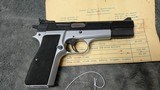 FRANK PARIS CUSTOM BROWNING HIGH POWER IN EXCELLENT CONDITION, WITH ORIGINAL BUILD SHEET - 19 of 20