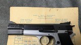 FRANK PARIS CUSTOM BROWNING HIGH POWER IN EXCELLENT CONDITION, WITH ORIGINAL BUILD SHEET - 18 of 20