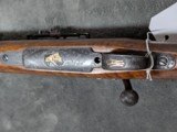 CUSTOM SPRINGFIELD 1903 CHAMBERED IN 30-06 BY WALLACK AND HOLMES, ENGRRAVED BY JOHN E WARREN, OWNED BY WARREN PAGE, IN EXCLLENT CONDITION - 12 of 20