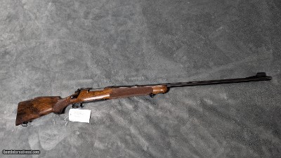 CUSTOM WINCHESTER MODEL 70 STOCKED BY THOMAS SHELHAMER, CHAMBERED IN .300 H&H MAGNUM IN EXCELLENT CONDITION