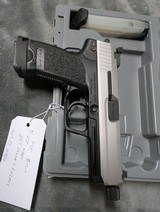 STAINLESS HECKLER & KOCH 9MM USP WITH JET FUNNEL, THREADED BARREL, NON THREADED BARREL AND MATCH WEIGHT - 9 of 20