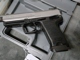 STAINLESS HECKLER & KOCH 9MM USP WITH JET FUNNEL, THREADED BARREL, NON THREADED BARREL AND MATCH WEIGHT - 12 of 20