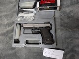 STAINLESS HECKLER & KOCH 9MM USP WITH JET FUNNEL, THREADED BARREL, NON THREADED BARREL AND MATCH WEIGHT
