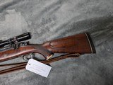JOHN OBERLIES WINCHESTER MODEL 70 SUPERGRADE IN .300 H&H WITH OBERLIES UPGRADES IN EXCELLENT CONDITION - 9 of 20