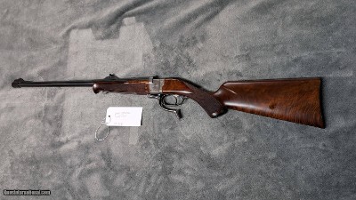 JOHN DICKSON & SON SINGLE SHOT RIFLE IN .17 HORNET, 22