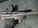 RUGER MARK II TARGET .22 LR WITH VOLQUARTSEN TRIGGER, SEAR AND GRIP UPGRADES IN EXCLLENT CONDITION - 10 of 20