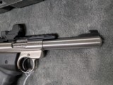 RUGER MARK II TARGET .22 LR WITH VOLQUARTSEN TRIGGER, SEAR AND GRIP UPGRADES IN EXCLLENT CONDITION - 9 of 20
