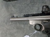 RUGER MARK II TARGET .22 LR WITH VOLQUARTSEN TRIGGER, SEAR AND GRIP UPGRADES IN EXCLLENT CONDITION - 5 of 20