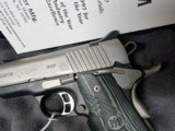 EARLY CUSTOM SHOP KIMBER ULTRA CDP II IN .45ACP IN EXCELLENT CONDITION WITH CRIMSON TRACE G10 GRIPS - 9 of 20