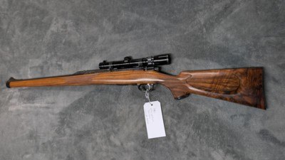 Domingos Joaquim Engraved Custom Mannlicher Stocked Sako L579 in .358 Winchester 20