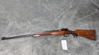 1925 GRIFFIN & HOWE SINGLE SQUARE BRIDGE MAGNUM MAUSER IN .375 H&H WITH 25