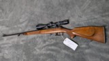 BRNO FOX MODEL IN .222 REMINGTON, IN GOOD TO VERY GOOD CONDITION, WITH DOUBLE SET TRIGGERS, 23.5