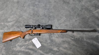 BRNO FOX MODEL IN .222 REMINGTON, IN GOOD TO VERY GOOD CONDITION, WITH DOUBLE SET TRIGGERS, 23.5