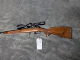 BRNO FOX MODEL IN .222 REMINGTON, IN GOOD TO VERY GOOD CONDITION, WITH DOUBLE SET TRIGGERS, 23.5