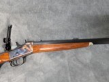 PEDERSOLI / CIMARRON ROLLING BLOCK CHAMBERED IN .45-70 WITH 30" OCTAGON BARREL, AND LONG RANGE SIGHTS IN EXCELLENT CONDITION - 9 of 20