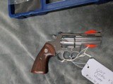 LIKE NEW IN BOX STAINLESS COLT PYTHON .357, WITH 3