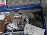 LIKE NEW IN BOX STAINLESS COLT PYTHON .357, WITH 3