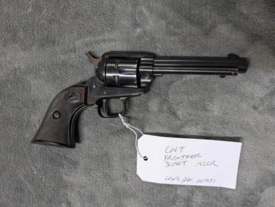 1962 COLT SINGLE ACTION FRONTIER SCOUT .22 LR WITH 4 3/4