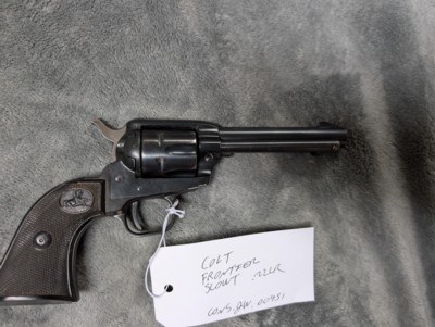 1962 COLT SINGLE ACTION FRONTIER SCOUT .22 LR WITH 4 3/4