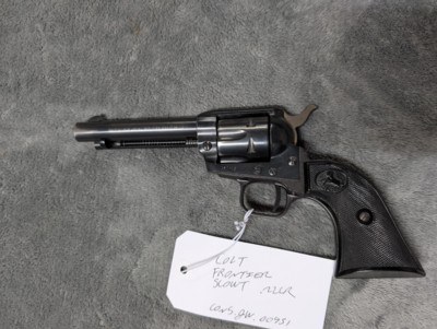 1962 COLT SINGLE ACTION FRONTIER SCOUT .22 LR WITH 4 3/4
