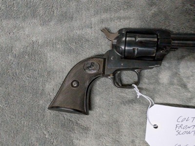 1962 COLT SINGLE ACTION FRONTIER SCOUT .22 LR WITH 4 3/4