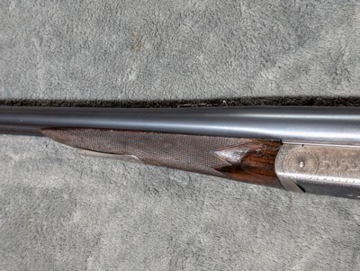FREDERICK BEESLEY FROM PURDEYS .303 BEST BOXLOCK DOUBLE RIFLE, WITH 26