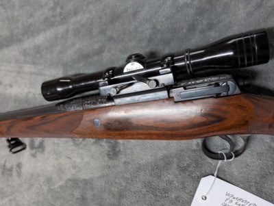 W.A. SUKALLE GUNMAKER, TOM SHELHAMER STOCKMAKER CUSTOM ENFIELD IN .375 H&H ENGRAVED BY MCTEER & AGEE FOR DR RUSSEL C SMITH - Image 3 of 20