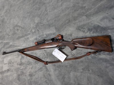 PRE WAR 1941 GRIFFIN & HOWE CUSTOM MODEL 70 IN .270 WIN IN EXCELLENT CONDITION, WITH LYMAN ALASKAN 2.5