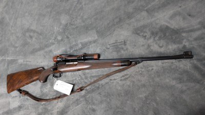 PRE WAR 1941 GRIFFIN & HOWE CUSTOM MODEL 70 IN .270 WIN IN EXCELLENT CONDITION, WITH LYMAN ALASKAN 2.5